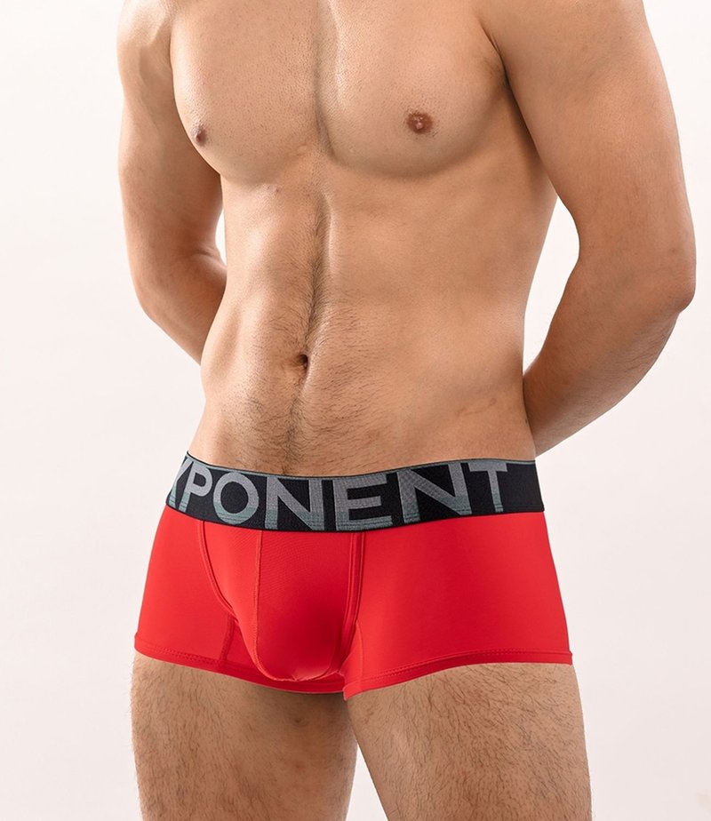 【2024春节限定款】DYNA Smooth Glamorous 超滑顺凉感四角内裤 - 男士内衣裤 - 尼龙 红色