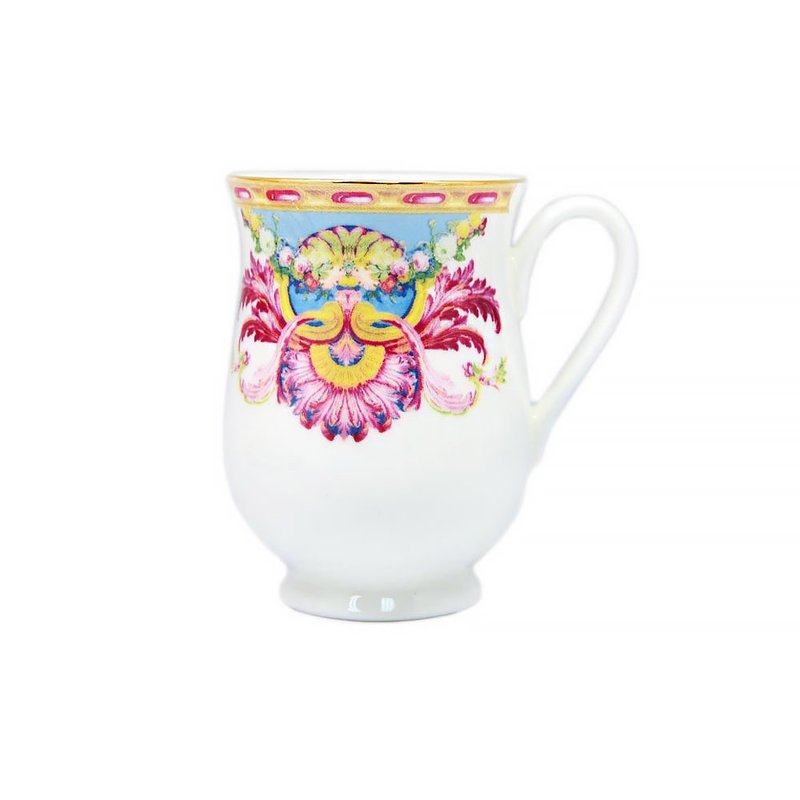 英国 RK | 布伦海姆宫系列22K金320ml骨瓷牛奶杯 - 茶具/茶杯 - 瓷 白色