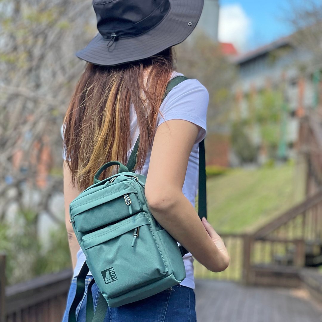 环保调色板 轻旅后背包  Eco Primary Venus3_RP 石英绿  4L - 后背包/双肩包 - 环保材料 绿色