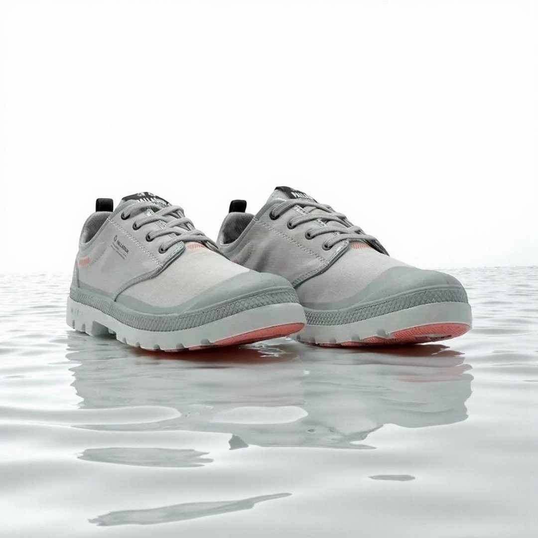 PALLADIUM 防水升级潮流橘标低筒防水鞋 灰 79145-011 - 雨鞋/雨靴 - 其他材质 多色