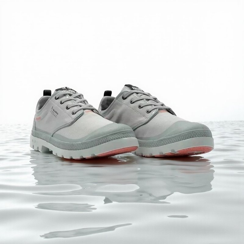 PALLADIUM 防水升级潮流橘标低筒防水鞋 灰 79145-011 - 雨鞋/雨靴 - 其他材质 多色