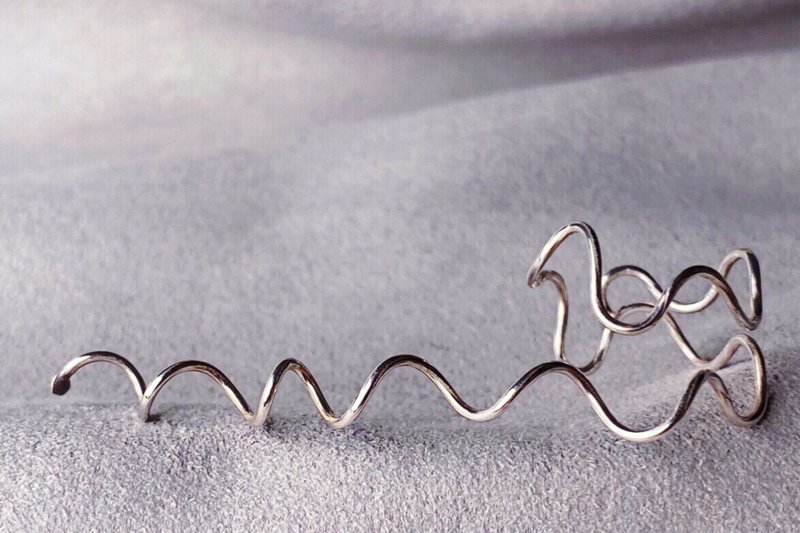 绵延不止的思念 - 戒指 - 纯银 银色