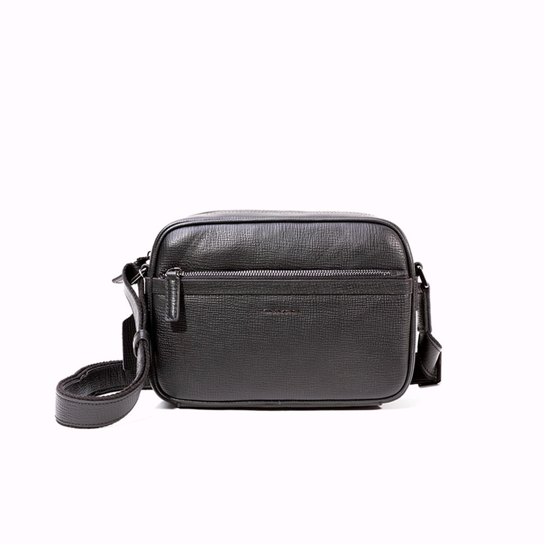 CUMAR 真皮/包包/ RHOMBUS 小 侧背包 / RHOMBUS S CROSSBODY BAG - 侧背包/斜挎包 - 真皮 黑色