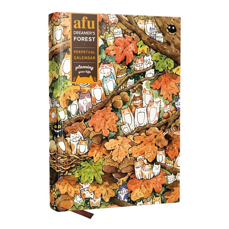 afu无时效喵咪手帐本III - 橡果合唱社 - 笔记本/手帐 - 纸 咖啡色