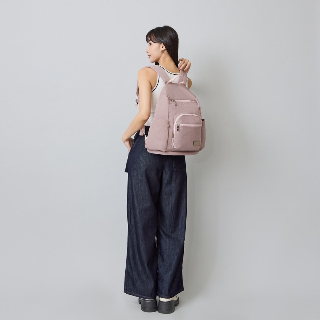 后背包 幻漾防盗尼龙后背包-大款-6111-27-多色任选 - 后背包/双肩包 - 尼龙 粉红色