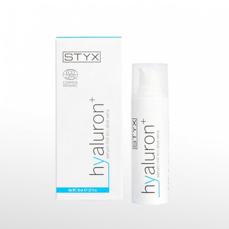 即期良品-STYX玻尿酸芦荟精华液|法令纹 高补水|植萃精华 - 精华液/安瓶 - 塑料 白色