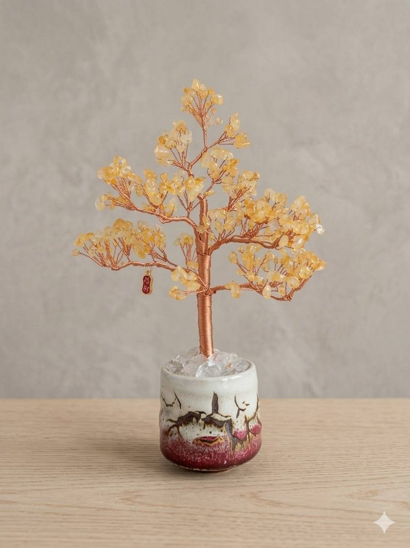招财水晶树风水树 - 摆饰 - 其他材质 