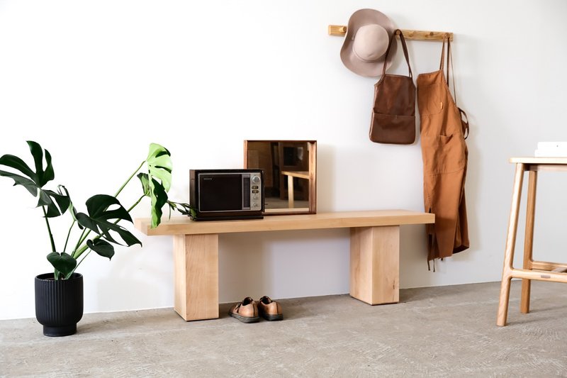 木岛家具BOKTO || 枫木 || 方盒长椅 椅凳 - 椅子/沙发 - 木头 