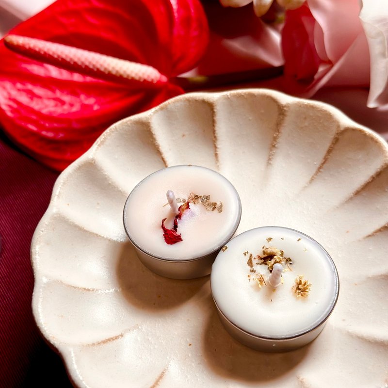 【冬至限定】冬至疗愈烛光套组 - 蜡烛/烛台 - 蜡 白色