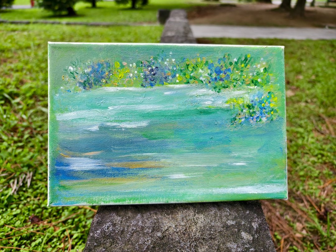 压克力水彩画/无框画/装饰画/光影画/疗愈画 - 海报/装饰画/版画 - 棉．麻 