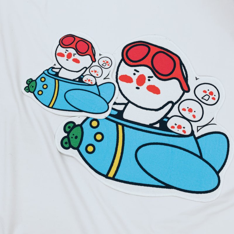 BIUBIU & 豆豆地毯 可爱飞机款 - 地垫/地毯 - 其他材质 