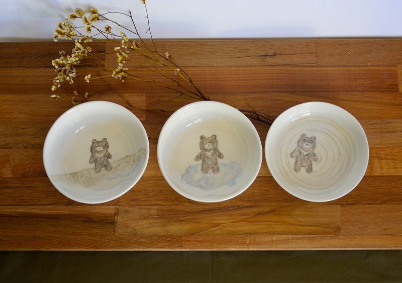 绘熊碗 - 碗 - 瓷 