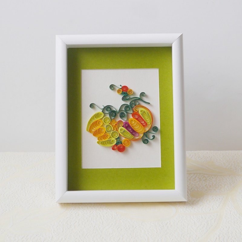 手工制作历史博物馆文创授权花舞绣系列2纸卷裱框作品礼盒 - 摆饰 - 纸 白色