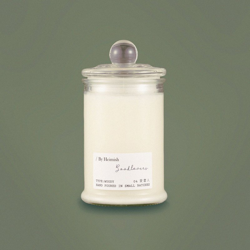 【DAYS】爱书人  大豆精油蜡烛 木质x胡椒 - 蜡烛/烛台 - 蜡 卡其色