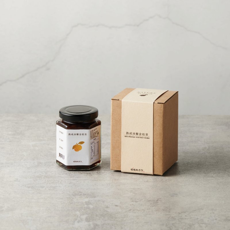 暖暖纯手作 x【酸甜滋味】熟成冰糖金桔茶(220ml/罐) - 果酱/抹酱 - 其他材质 