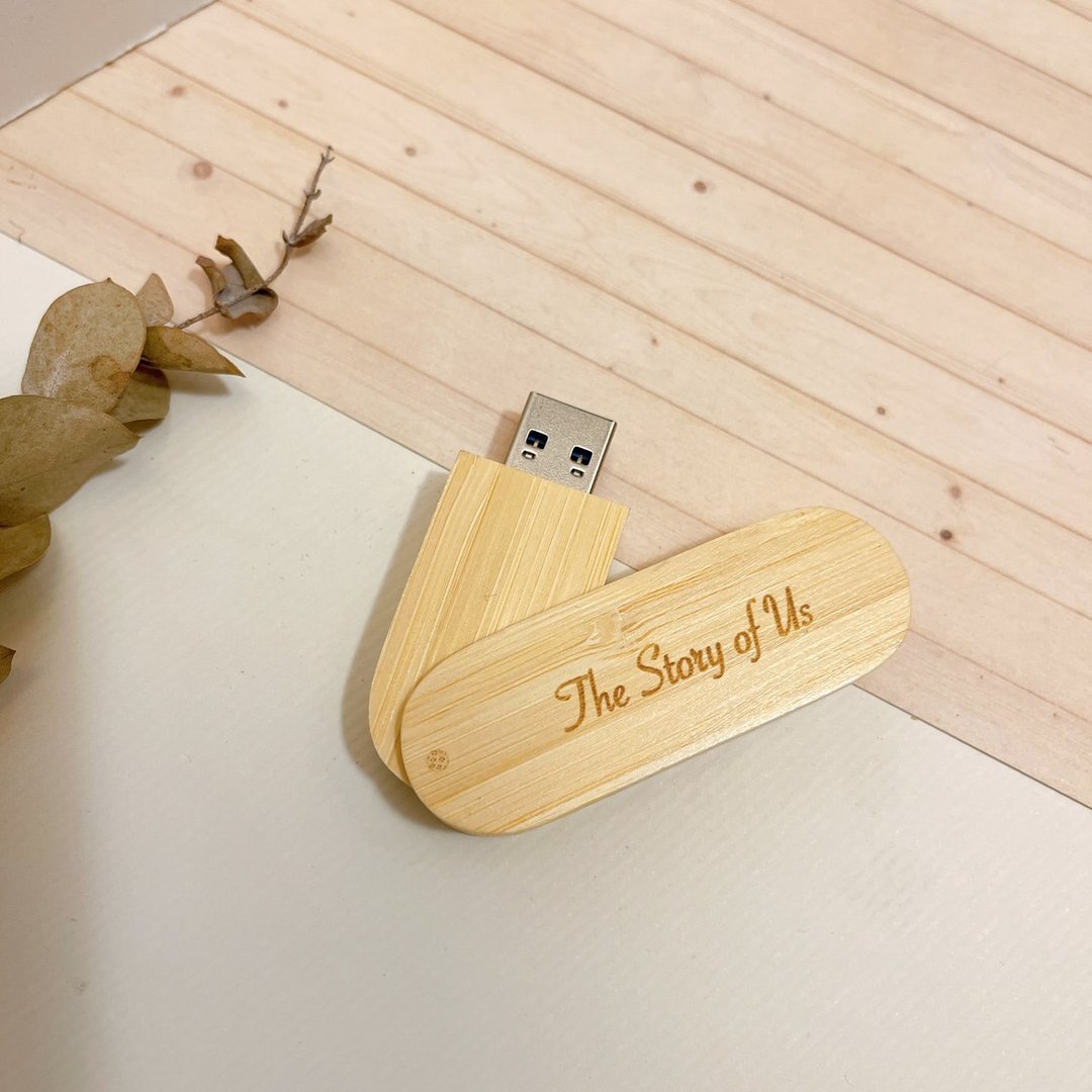 【莳设计-定制化】64G 日式竹子文青风随身碟 USB USB3.0 - U盘 - 竹 