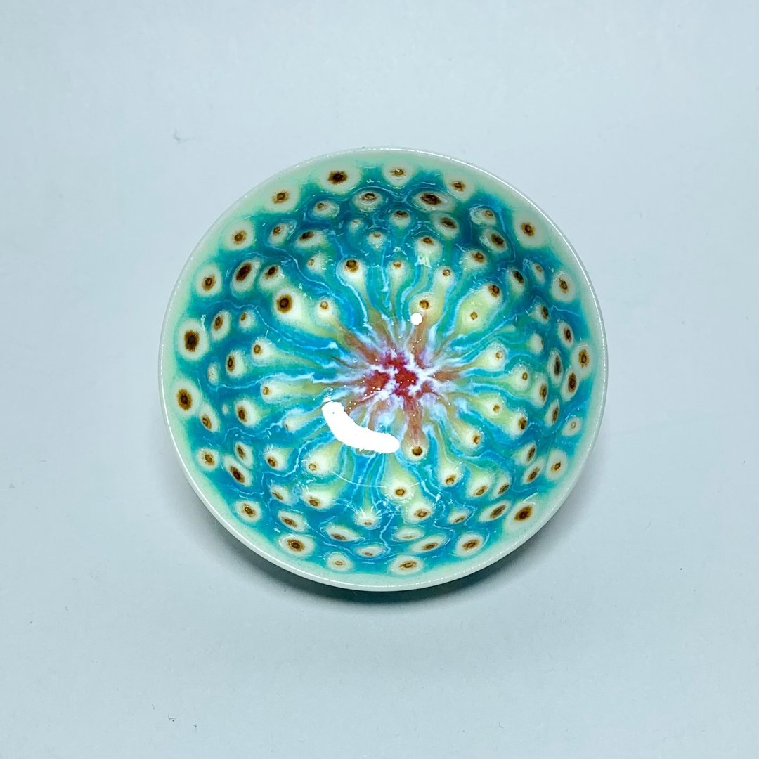 No.7 / 孔雀系列 Peacock / 迷你圆杯 40ml - 茶具/茶杯 - 瓷 多色
