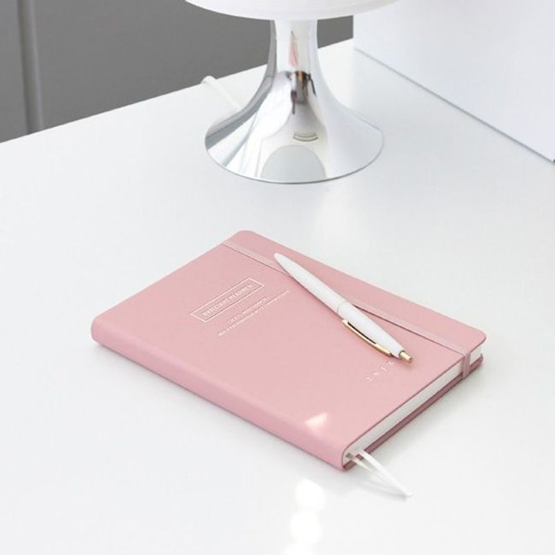 ICONIC 2018年历绑带周志(时效)-草莓牛奶,ICO50510 - 笔记本/手帐 - 纸 粉红色