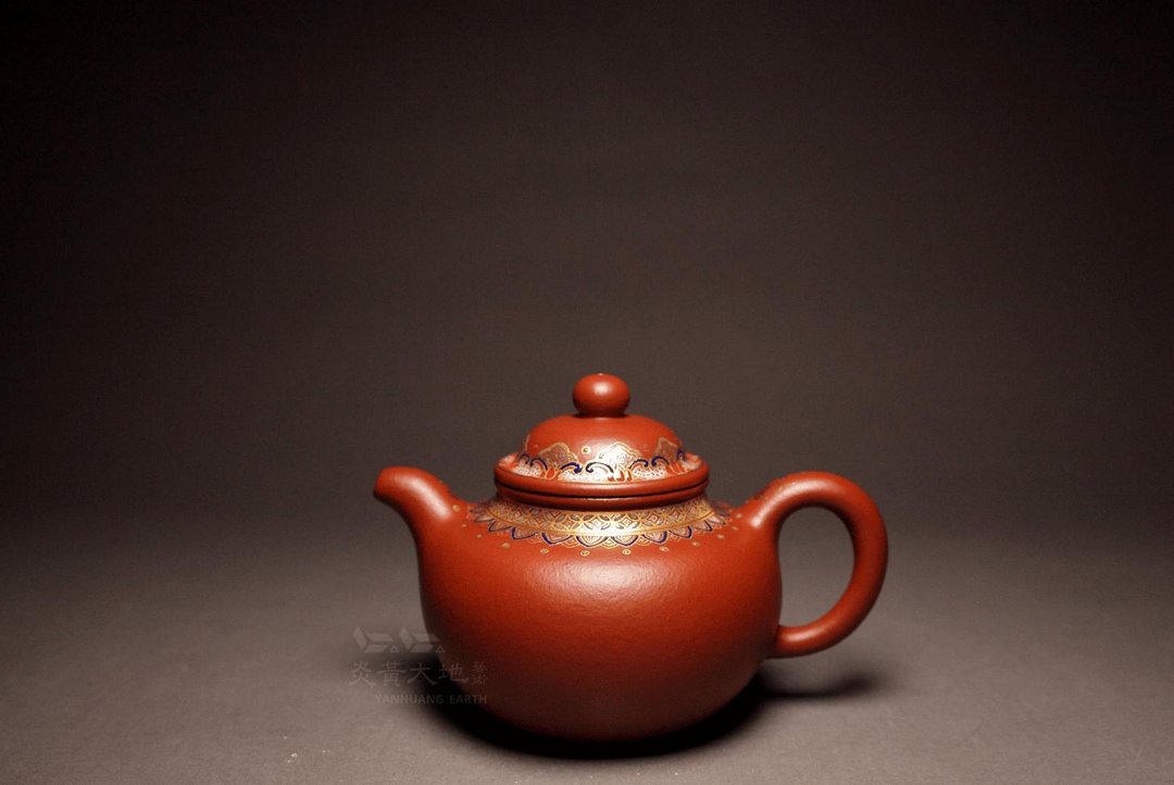 【大亨掇球点彩】龙山堂 点彩工艺 黄龙山朱泥大红袍 310cc - 茶具/茶杯 - 陶 多色