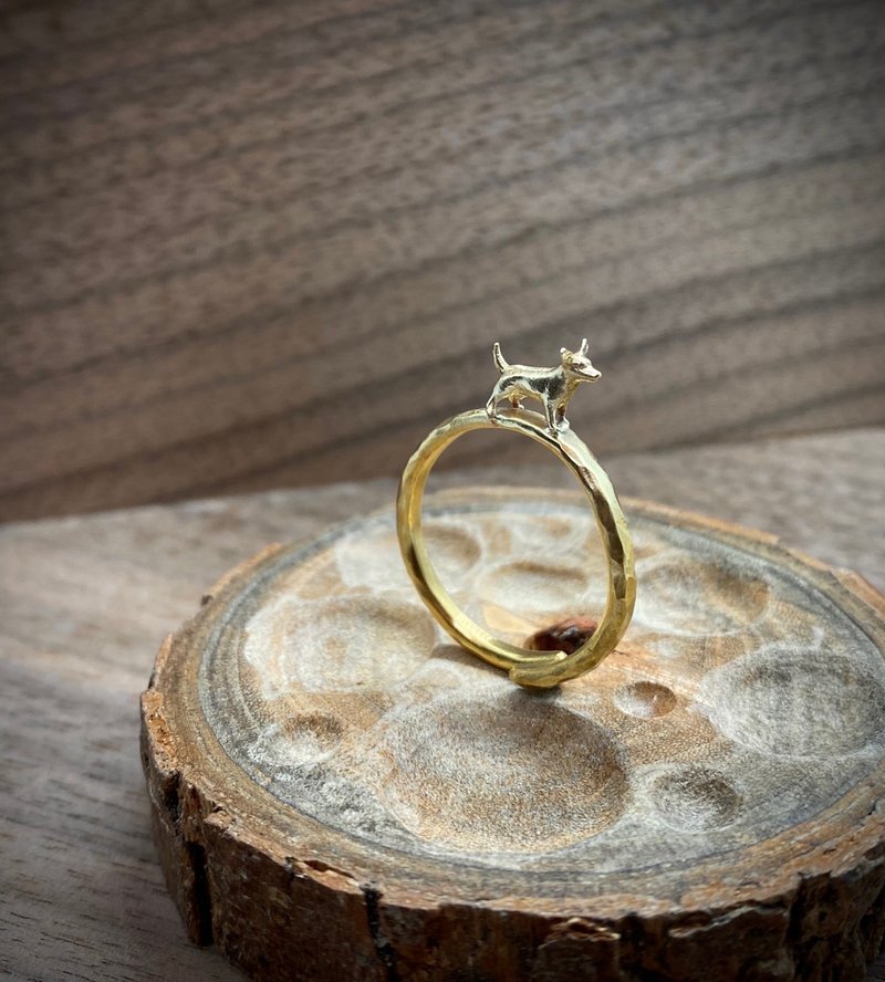 小不点-可调式黄铜戒 - 戒指 - 铜/黄铜 金色