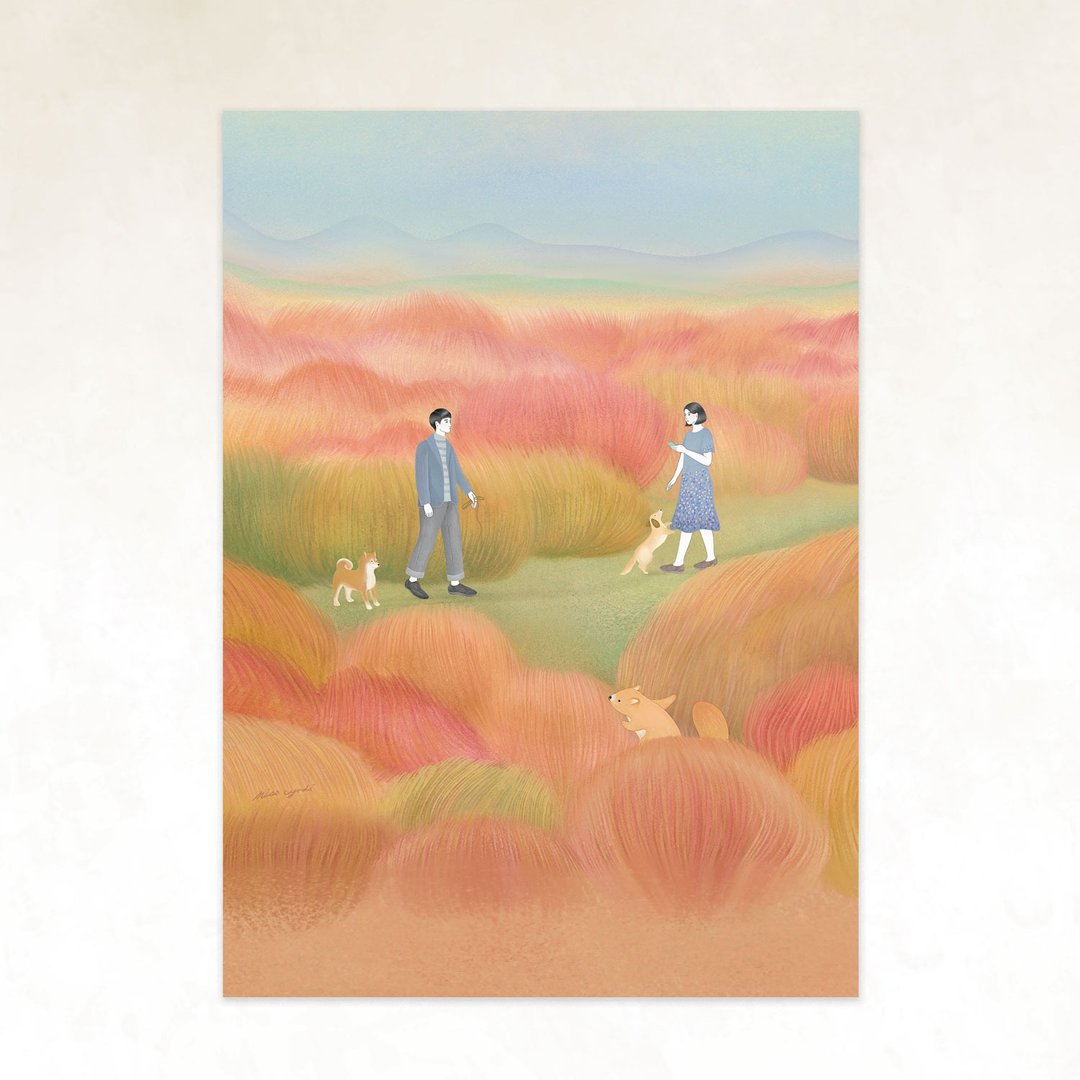 游纪 ⁄  9月 / 画卡 - 卡片/明信片 - 纸 多色