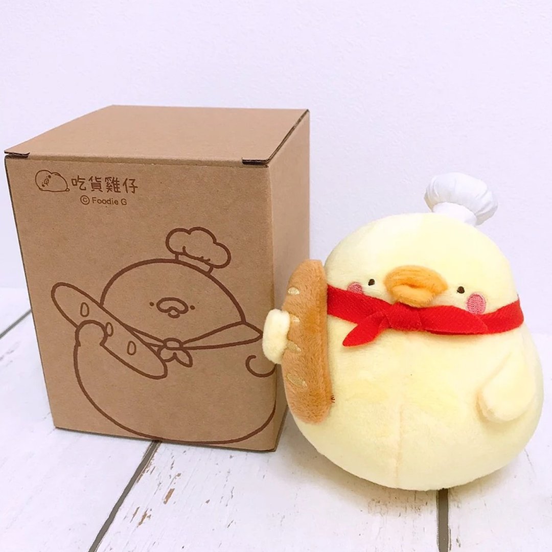 吃货鸡仔FoodieG 玩偶-面包鸡师傅款 - 玩偶/公仔 - 其他材质 