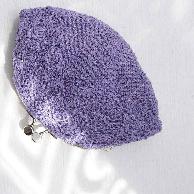 Ba-ba (m) 钩针编织小包 No.C1760 - 化妆包/杂物包 - 其他材质 紫色