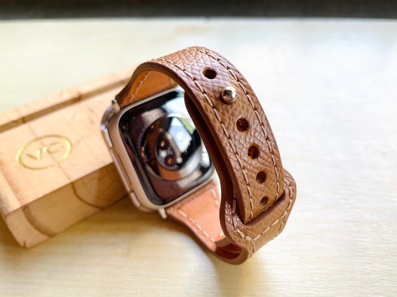 【Apple Watch 穿扣小蛮腰 真皮表带】意大利牛皮 女款表带 - 表带 - 真皮 咖啡色