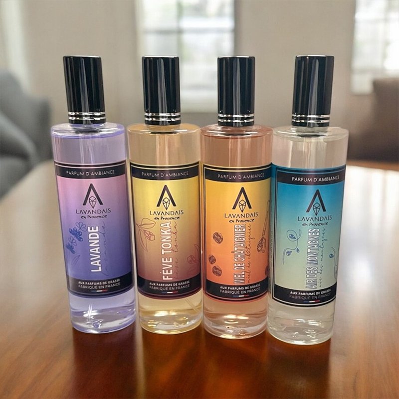 法国原装 Lavandaïs 居家空间香氛喷雾/Grasse 格拉斯香水认证 - 香薰/精油/线香 - 玻璃 多色