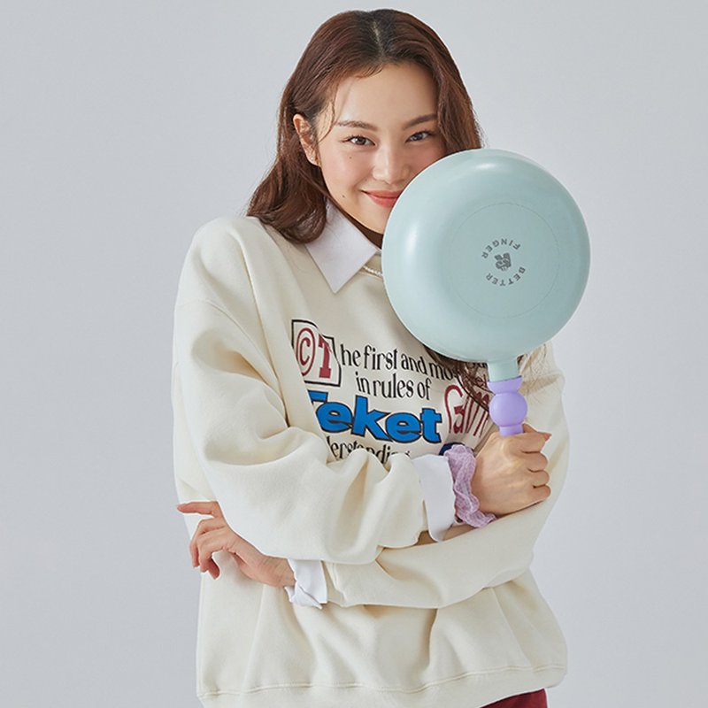 韩国制 Neoflam Better Finger 22cm 炒镬 (IH) - 锅具/烤盘 - 其他金属 粉红色