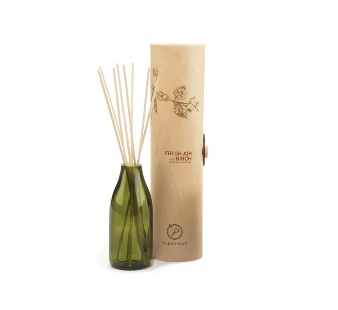Paddywax Fresh Air & Birch Diffuser清新桦木竹枝酒瓶扩香 - 香薰/精油/线香 - 其他材质 多色