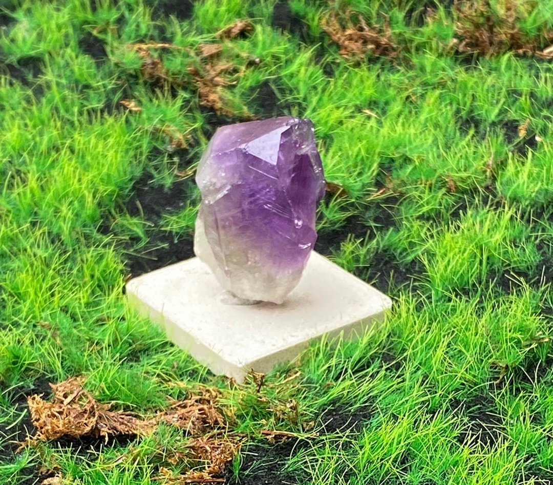 能量摆饰-天然冰透梦幻紫晶骨干 紫水晶 招财 智慧 开运 快速出货 - 摆饰 - 水晶 紫色