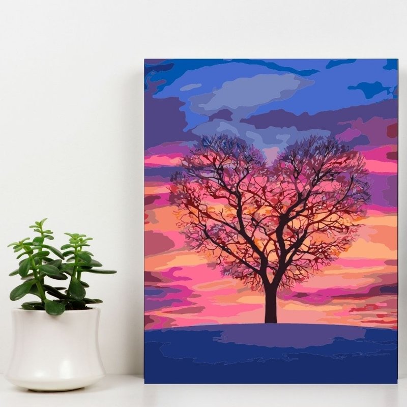 就爱你 创意数字油画 【风景画 】 - 插画/绘画/写字 - 其他材质 