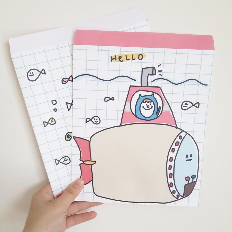 Ning's潜水艇大信封袋(10入) - 其他 - 纸 