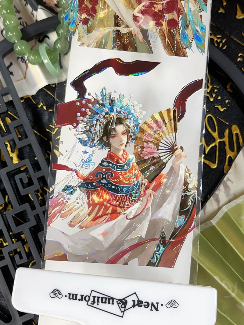 风华录3 PET 紙膠帶 贝壳光 10米卷 - 纸胶带 - 其他材质 