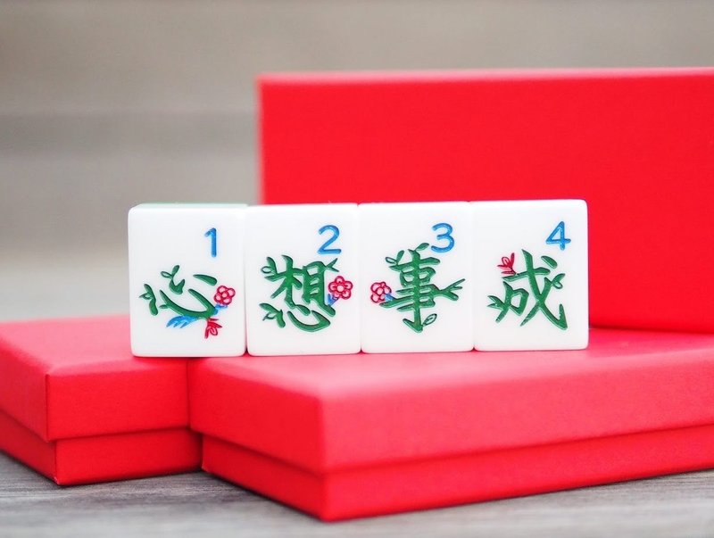 农历新年限定! 香港麻雀号 呈献【心想事成】花款麻雀 - 摆饰 - 塑料 绿色