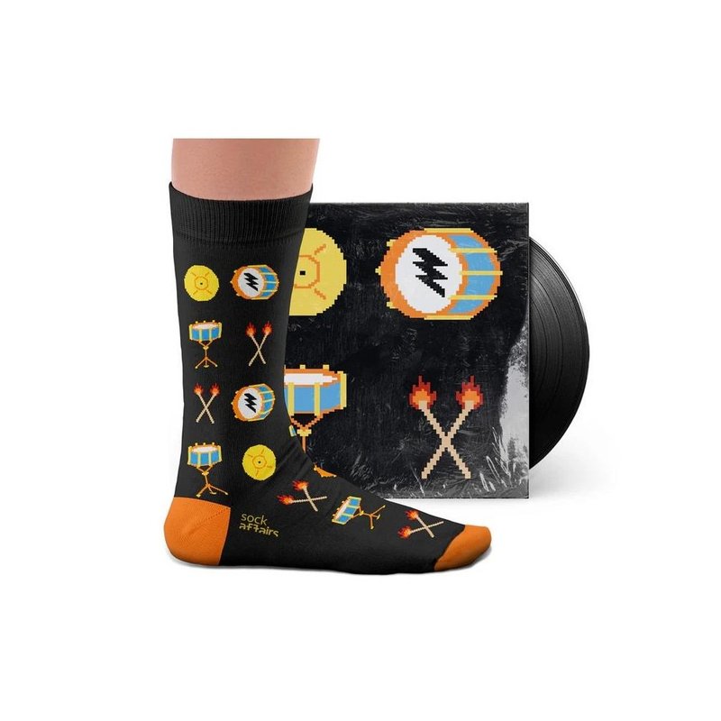 【葡萄牙进口】Rimshot Socks 中筒袜 男袜 女袜 - 袜子 - 棉．麻 黑色