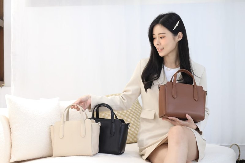 Travel Tote 旅行日记小托特 - 侧背包/斜挎包 - 真皮 多色
