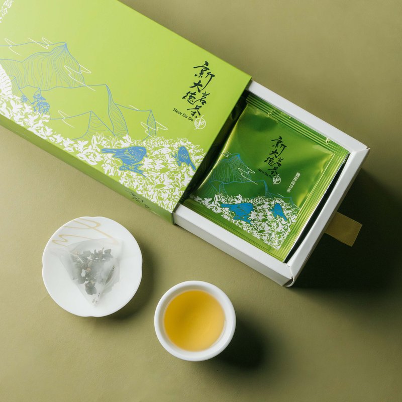 【 观雾高冷茶 】冬季  原叶乌龙立体茶包  25入抽屉盒 - 茶 - 纸 绿色