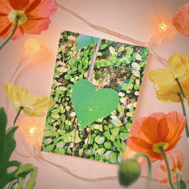 have a nice day 外星人游台湾明信片/酷卡/猫空心叶 - 卡片/明信片 - 纸 多色