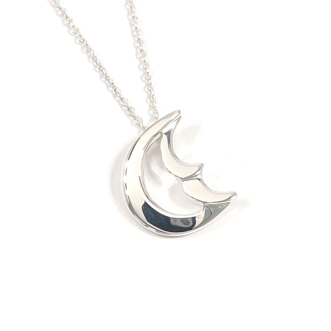 【日本直送 二手美品】蒂芬妮 TIFFANY&Co. 项链 弯月 月亮 毕卡索 银 925 - 项链 - 纯银 银色