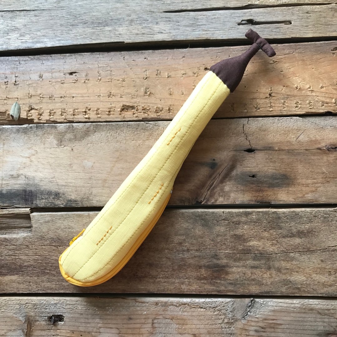 香蕉餐具袋 - 收纳用品 - 棉 黄色