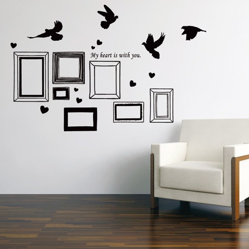 Smart Design 创意无痕壁贴◆回亿相框(8色) - 墙贴/壁贴 - 纸 红色