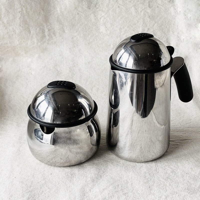 意大利 Bialetti 经典不锈钢奶精壶 (六人份) / 经典不锈钢糖罐 - 咖啡壶/周边 - 不锈钢 银色