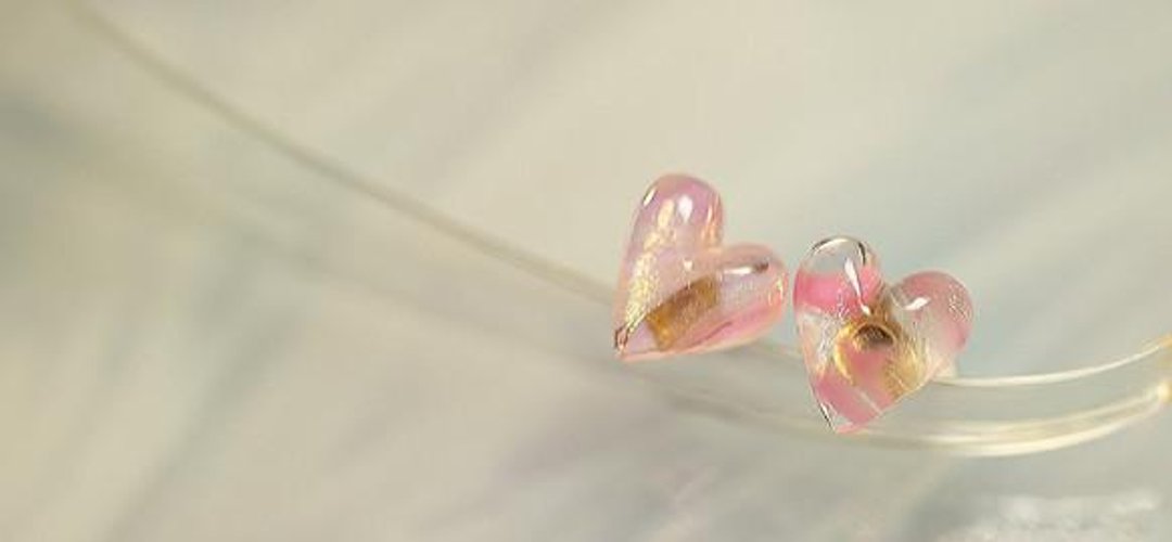 Pure petit Heart - 耳环/耳夹 - 其他金属 