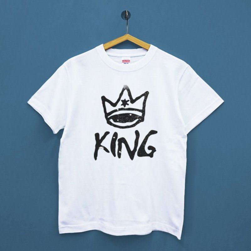 【定制化礼物】国王  纯棉柔感中性T恤 - 中性连帽卫衣/T 恤 - 棉．麻 