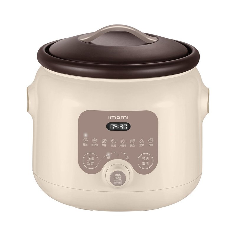 imami 智能舒肥养生炖锅 奶茶色 - 厨房家电 - 陶 