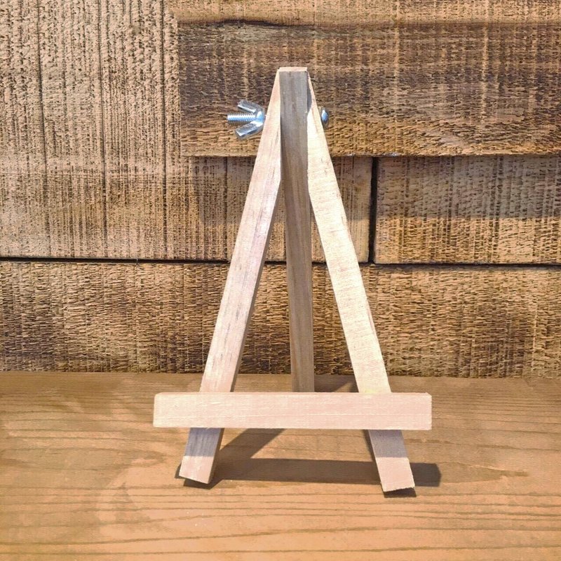 松木迷你画架/立架/手机架/展示架 - 木工/竹艺/纸艺 - 木头 橘色