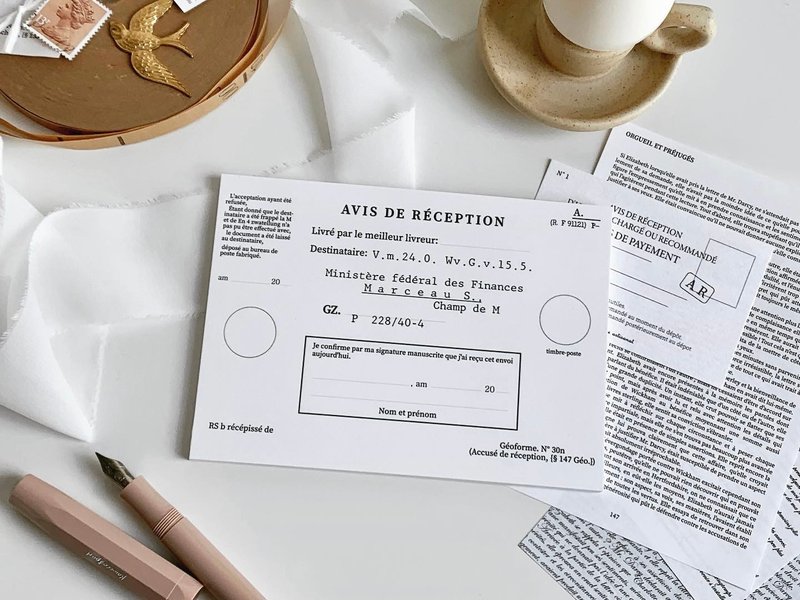 收执联拼贴风memo纸 - 便条纸/标签贴 - 纸 白色