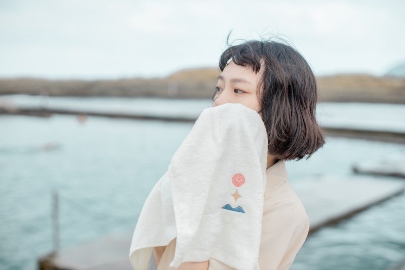 和平纯棉柔感毛巾 - 毛巾浴巾 - 棉．麻 白色